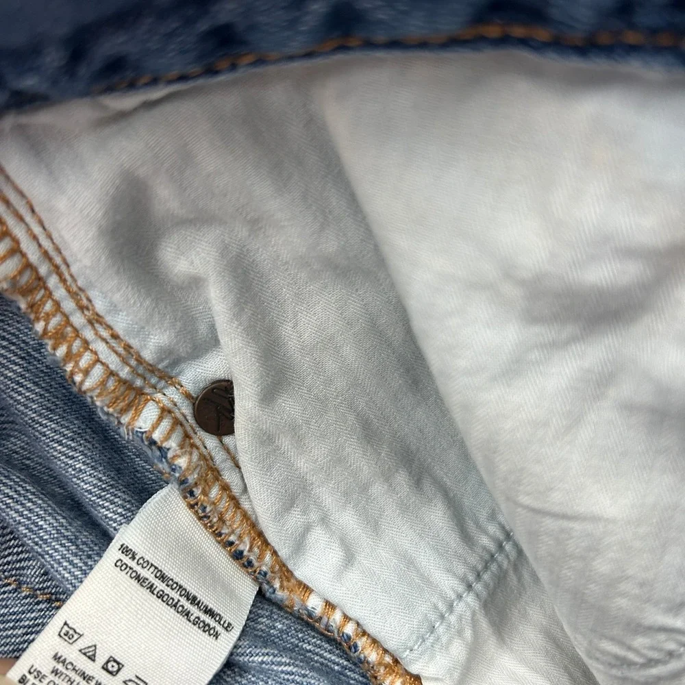 We The Free People Jean Shorts Women 26 Loving Good Vibrations Cutoff Denim
